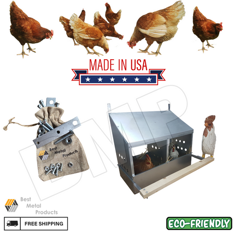 2 HOLE CHICKEN NESTING BOX 0300107