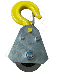 2 Ton Snatch Block with Hook and Safty Latch for 1/2" Wire Rope - 0900167