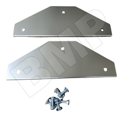 Stainless Steel Mud Flap Plates/Weights Rear Bottom 14" X 5.31" 0600303