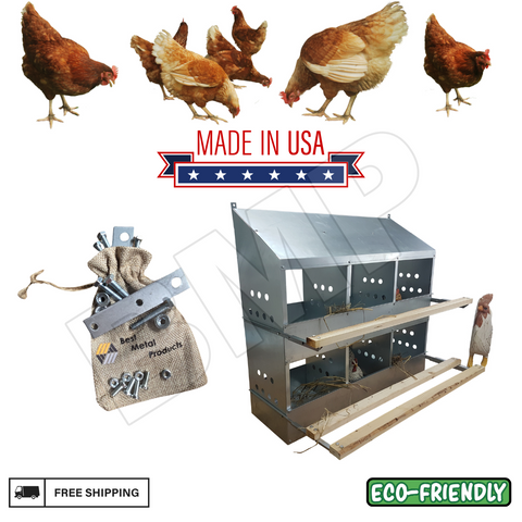 6 HOLE CHICKEN NESTING BOX 0300112