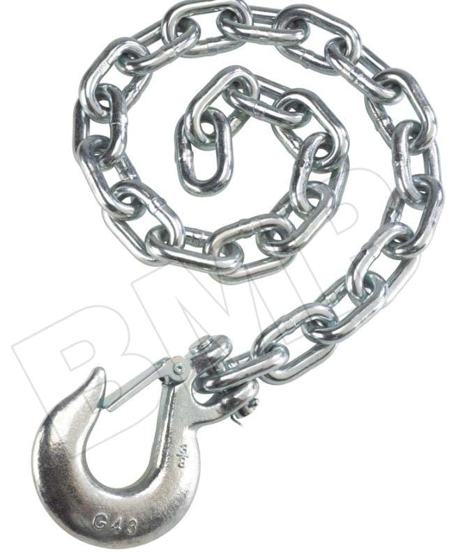 35 SAFETY CHAIN WITH 3/8 SLIP HOOK W/CLIP 0900145 – Best Metal Products  Corp.