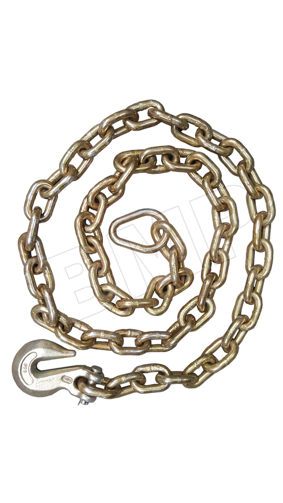 5/8 x 10 ft Tow Chain with Hooks and Ring 0900148 – Best Metal